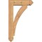 Ekena Millwork Thorton Arts and Crafts Smooth Bracket w/ Offset Brace, Western Red Cedar, 5 1/2"W x 18"D x 30"H BKT0604X18X30THR03SWR - alternate 2